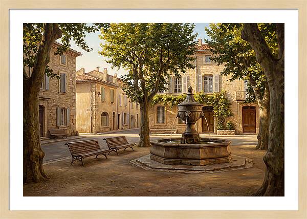 Quiet Moments In The Town Square