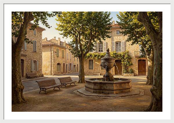 Quiet Moments In The Town Square