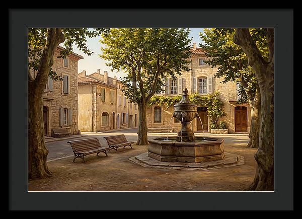 Quiet Moments In The Town Square
