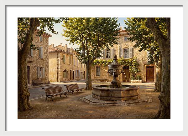 Quiet Moments In The Town Square