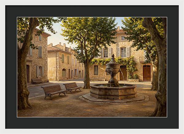 Quiet Moments In The Town Square