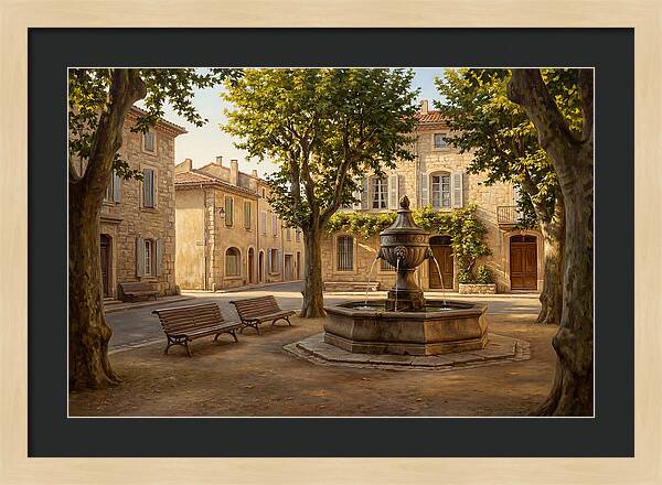 Quiet Moments In The Town Square