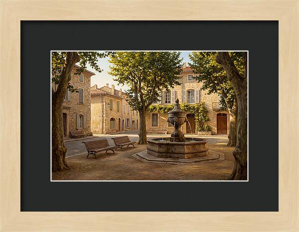 Quiet Moments In The Town Square