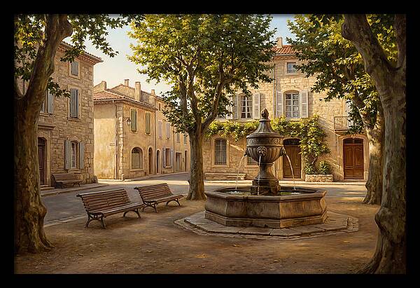 Quiet Moments In The Town Square