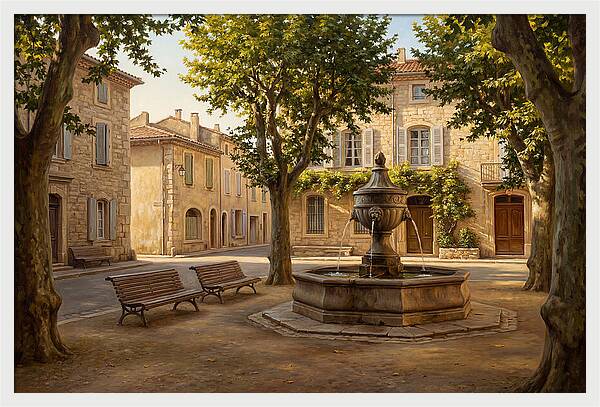 Quiet Moments In The Town Square