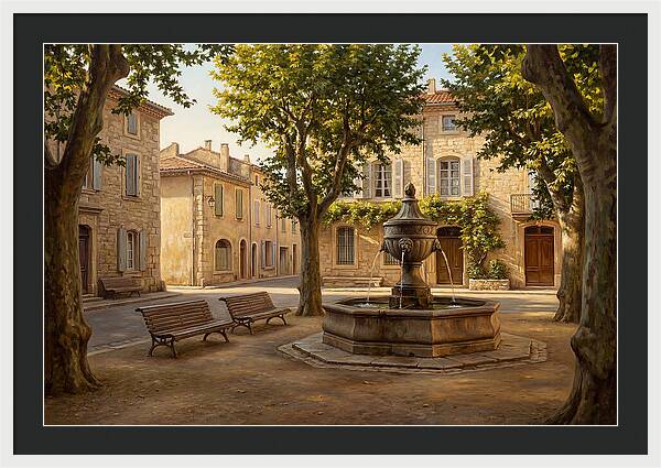 Quiet Moments In The Town Square