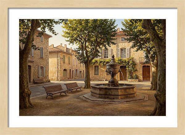 Quiet Moments In The Town Square