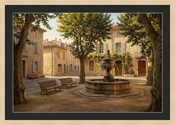 Quiet Moments In The Town Square