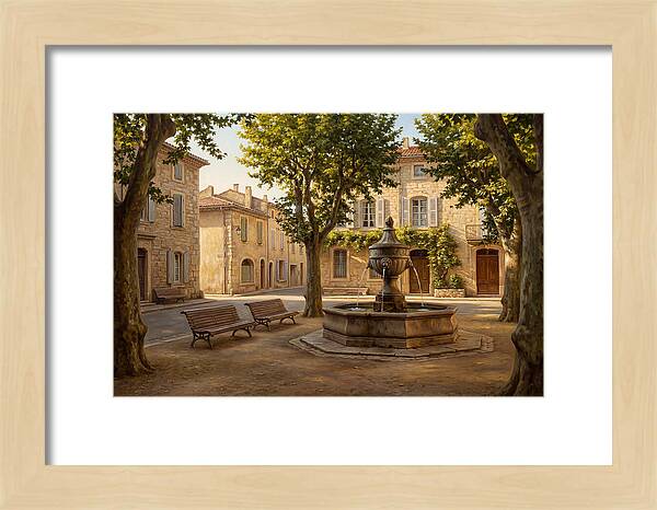 Quiet Moments In The Town Square