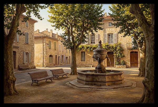 Quiet Moments In The Town Square