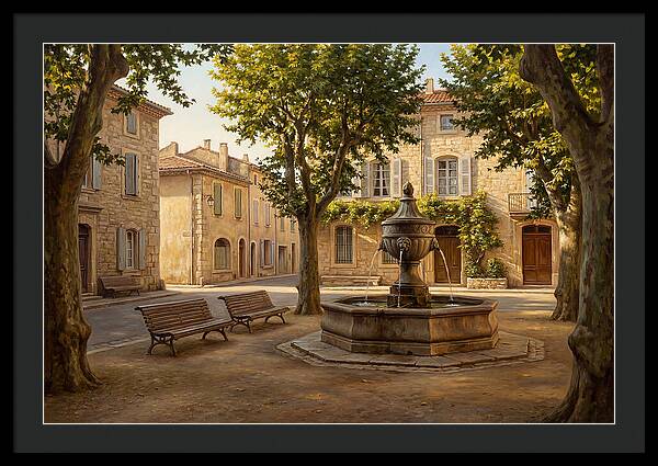 Quiet Moments In The Town Square