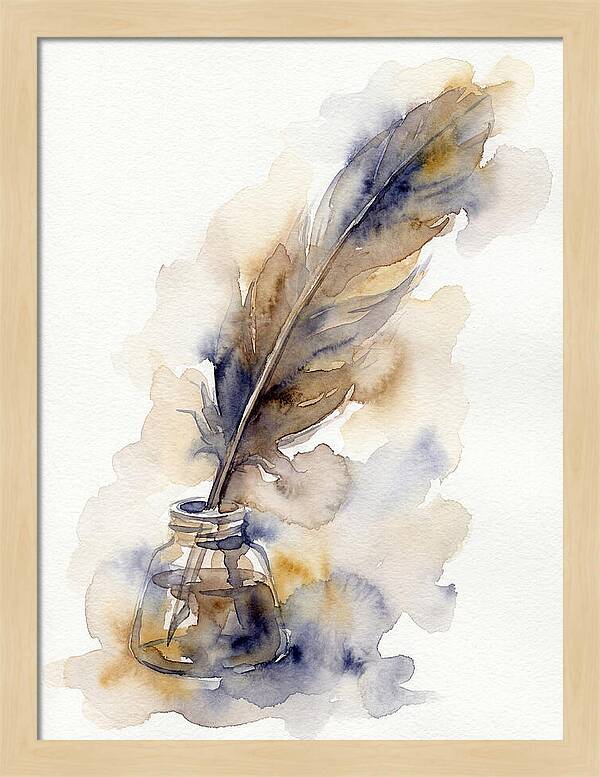 Quill Pen And Ink Elegance