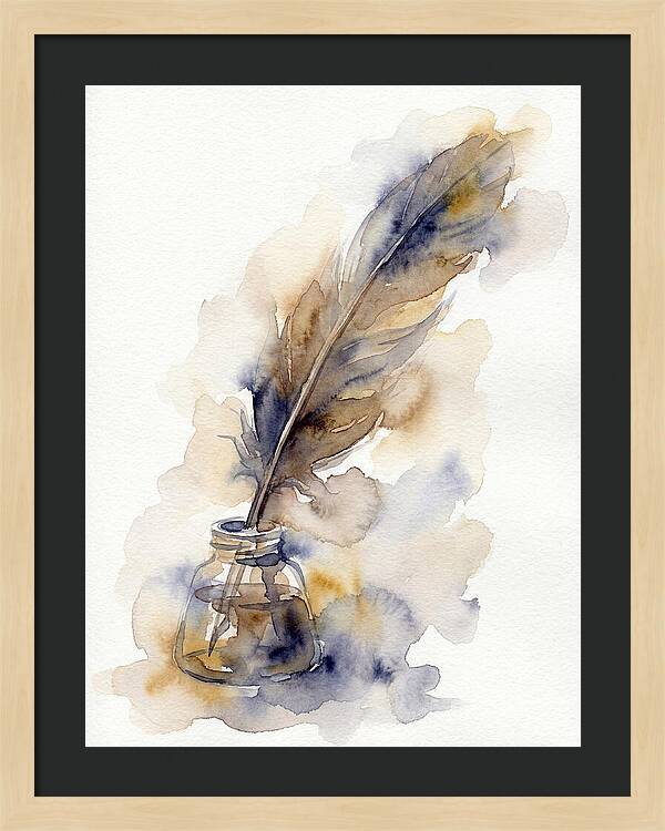 Quill Pen And Ink Elegance