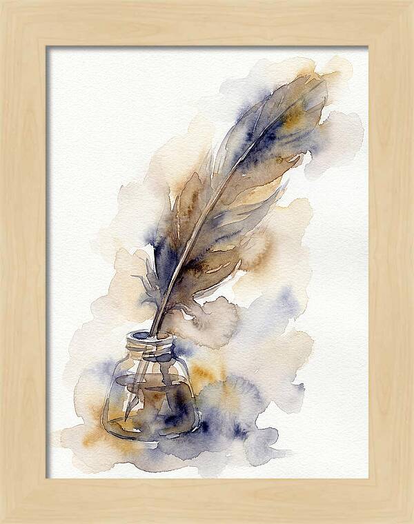 Quill Pen And Ink Elegance