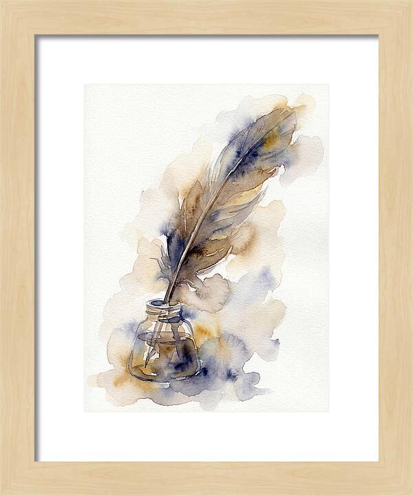 Quill Pen And Ink Elegance