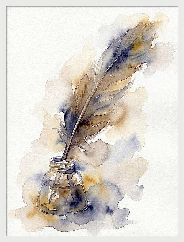 Quill Pen And Ink Elegance