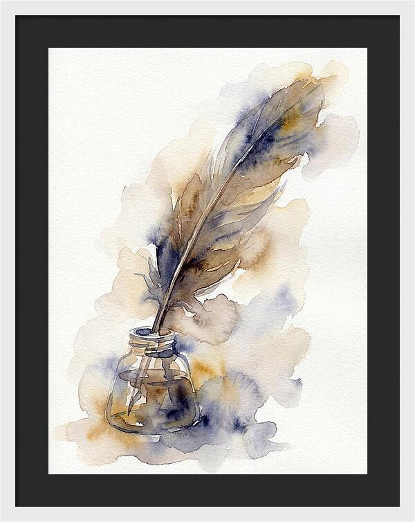 Quill Pen And Ink Elegance