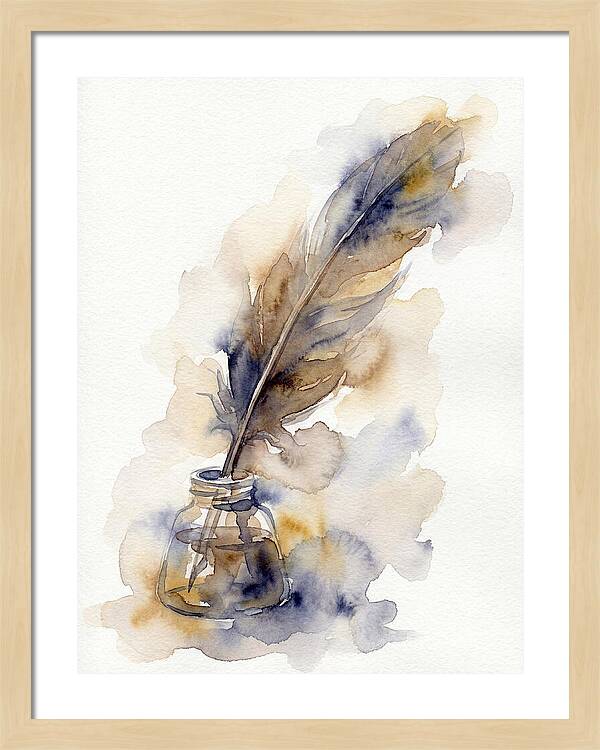 Quill Pen And Ink Elegance