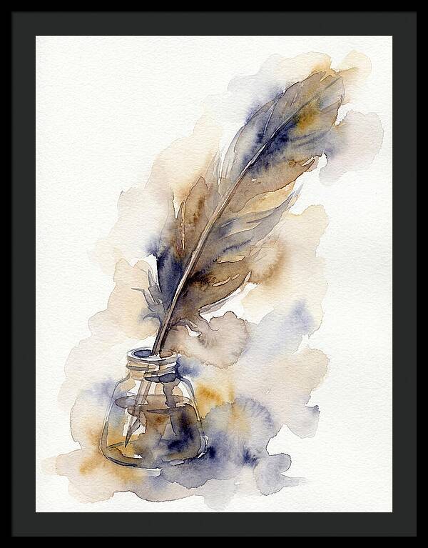 Quill Pen And Ink Elegance