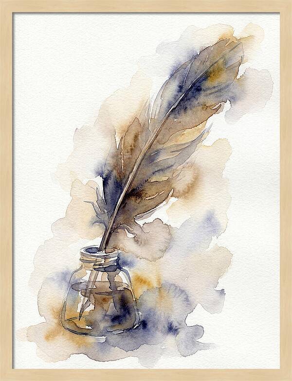 Quill Pen And Ink Elegance