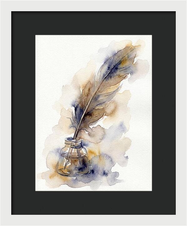 Quill Pen And Ink Elegance