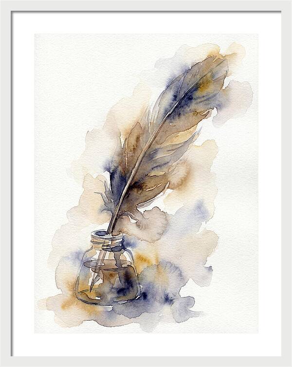 Quill Pen And Ink Elegance
