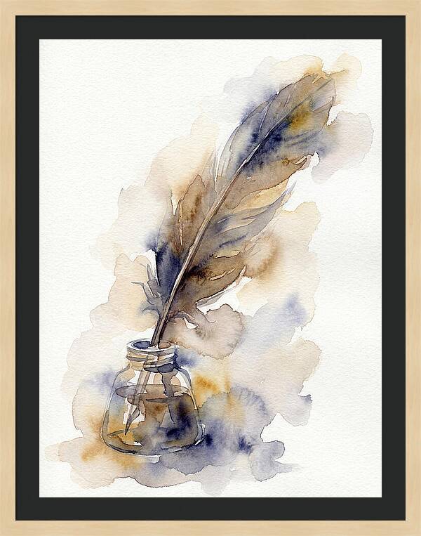 Quill Pen And Ink Elegance