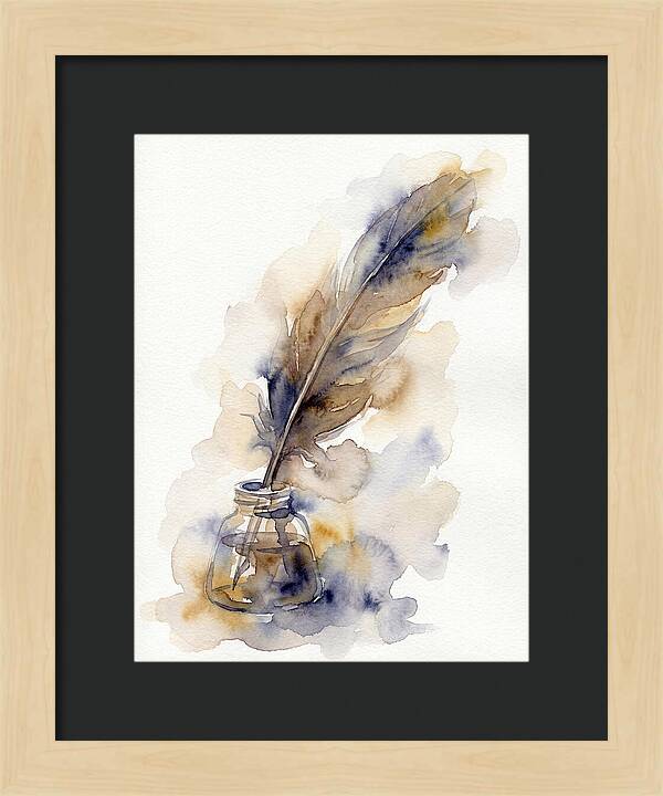 Quill Pen And Ink Elegance