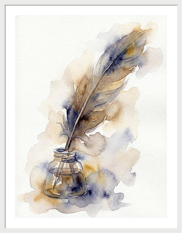 Quill Pen And Ink Elegance