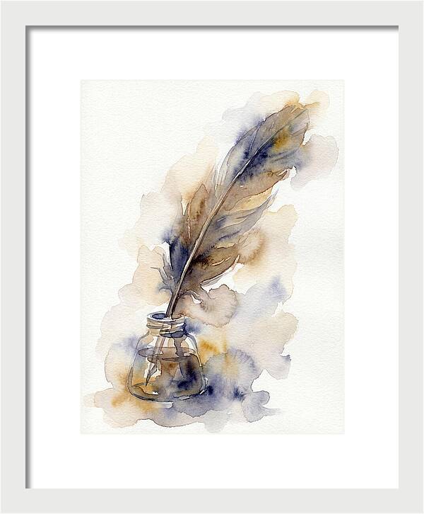 Quill Pen And Ink Elegance