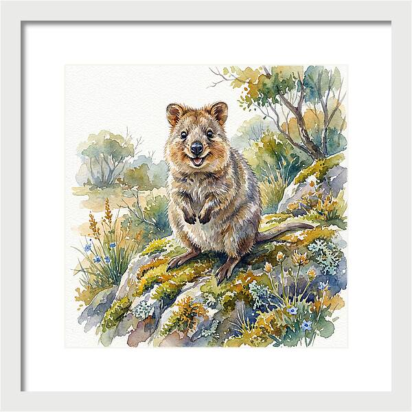 Quokka In A Natural Setting