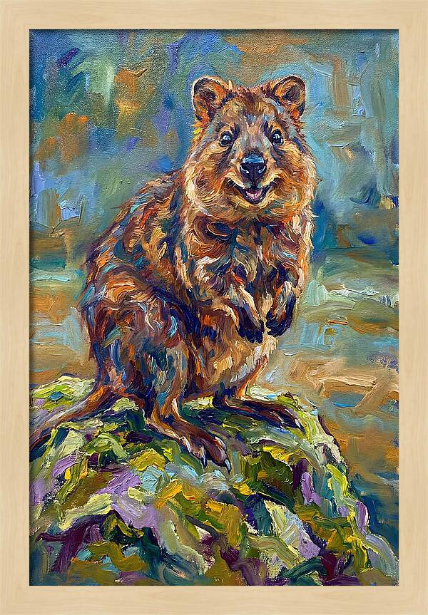 Quokka In Expressionist Style