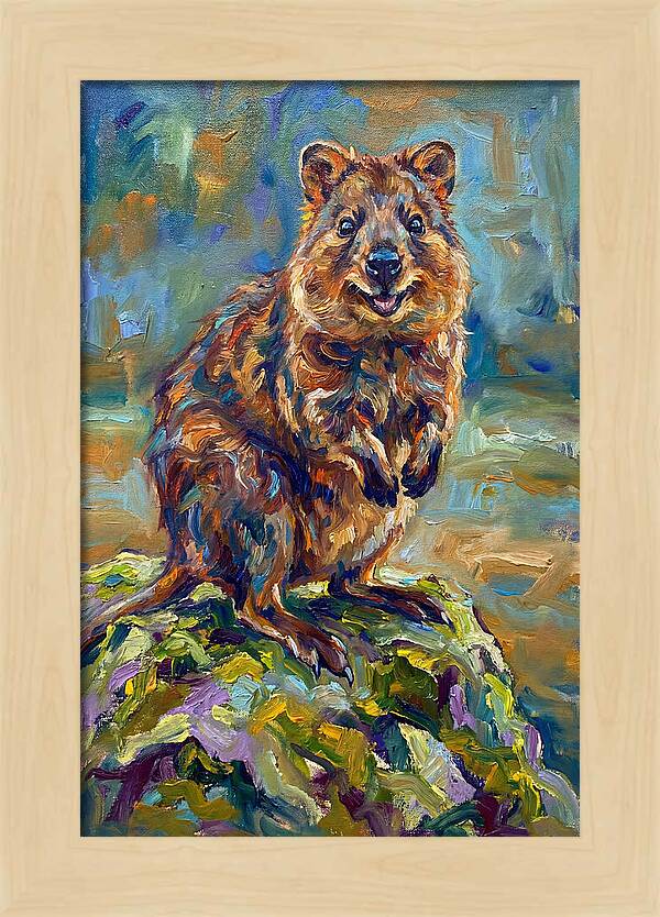 Quokka In Expressionist Style