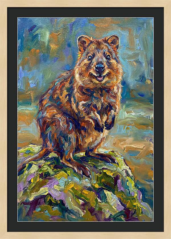 Quokka In Expressionist Style