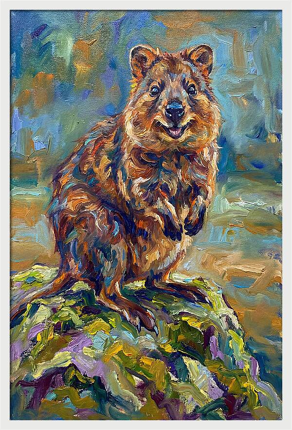 Quokka In Expressionist Style