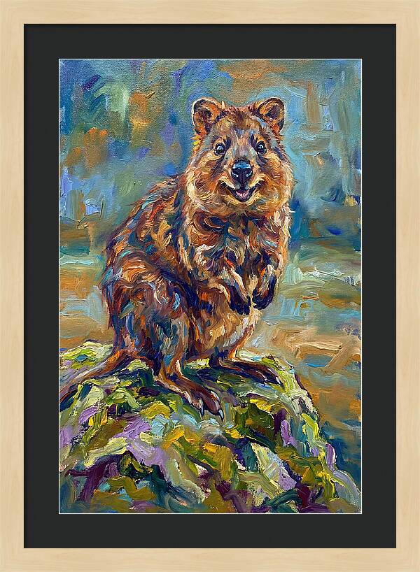Quokka In Expressionist Style