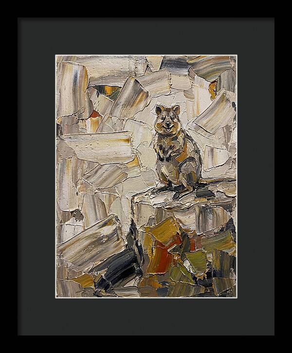 Quokka In Palette Knife Style