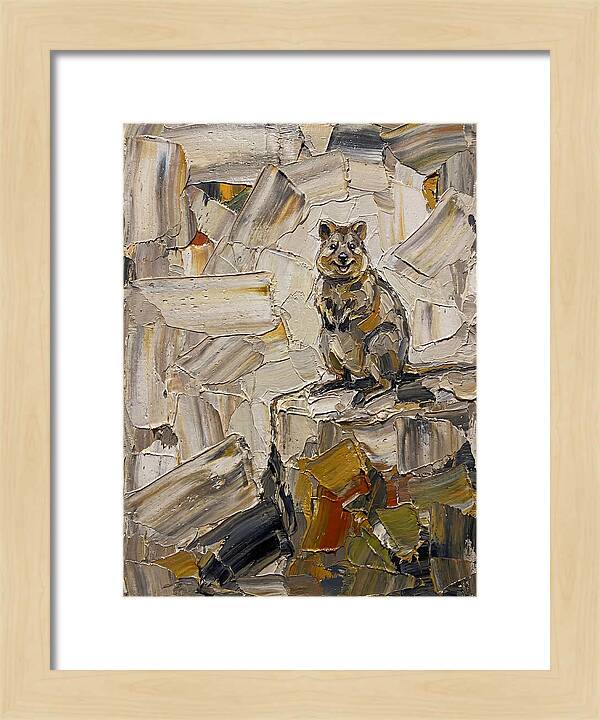 Quokka In Palette Knife Style