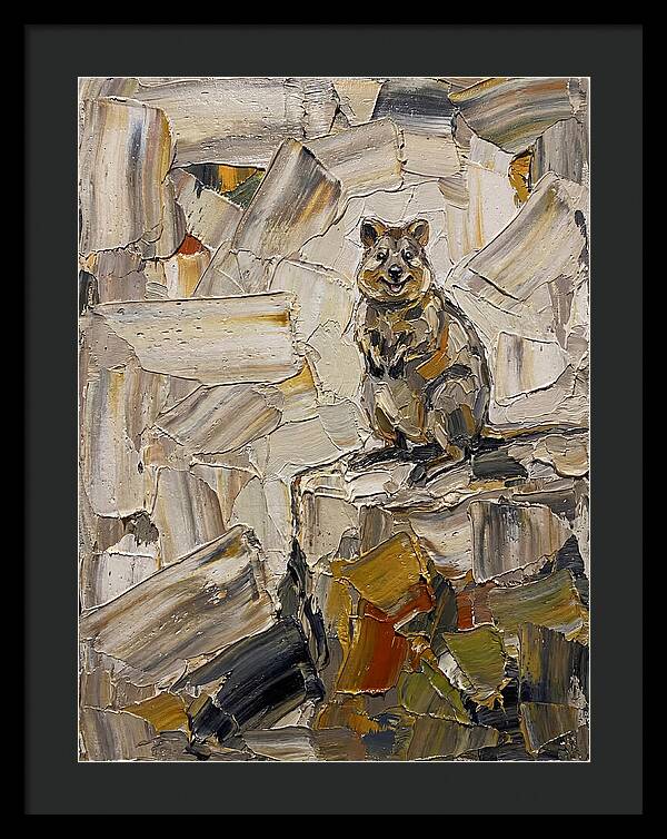 Quokka In Palette Knife Style
