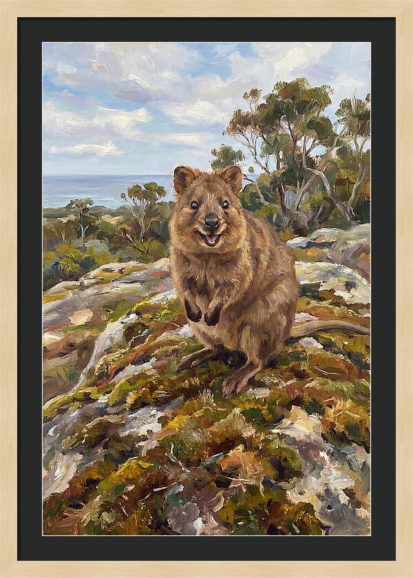 Quokka On A Rocky Outcrop