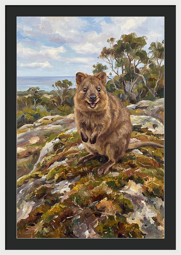 Quokka On A Rocky Outcrop