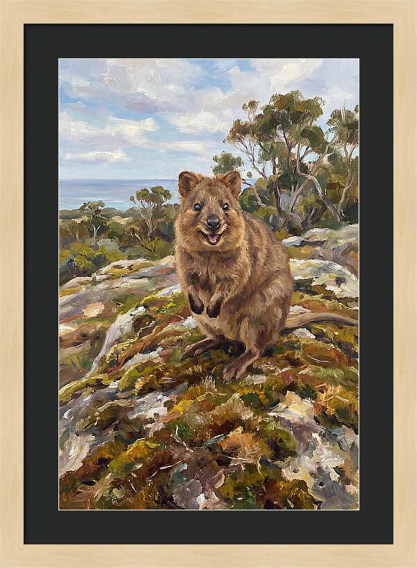 Quokka On A Rocky Outcrop