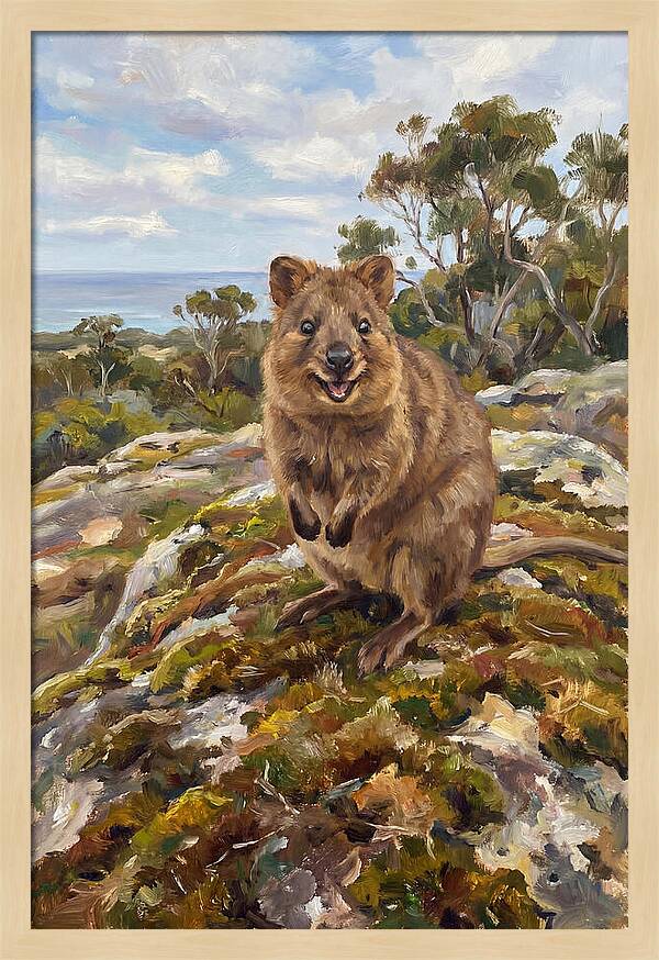 Quokka On A Rocky Outcrop