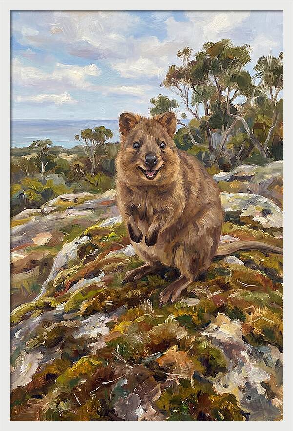 Quokka On A Rocky Outcrop