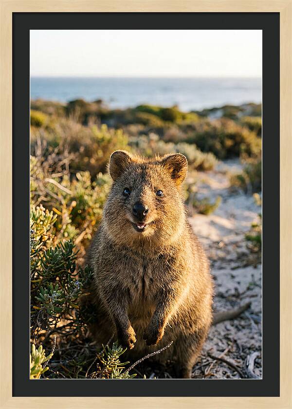 Quokka Smiling In Nature