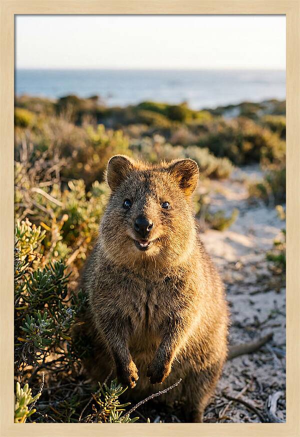 Quokka Smiling In Nature