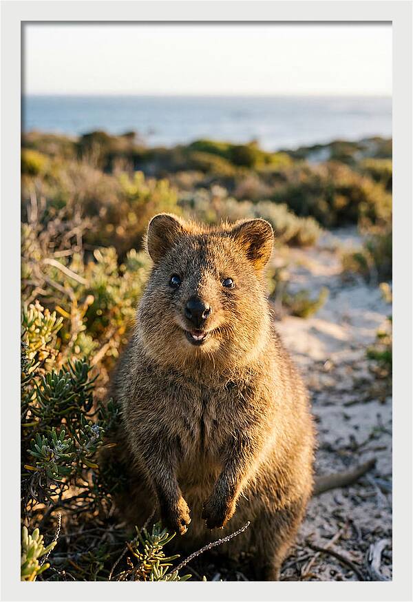 Quokka Smiling In Nature