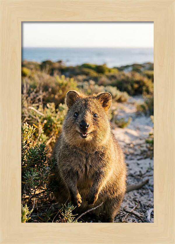Quokka Smiling In Nature