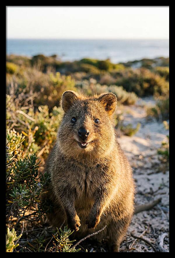 Quokka Smiling In Nature