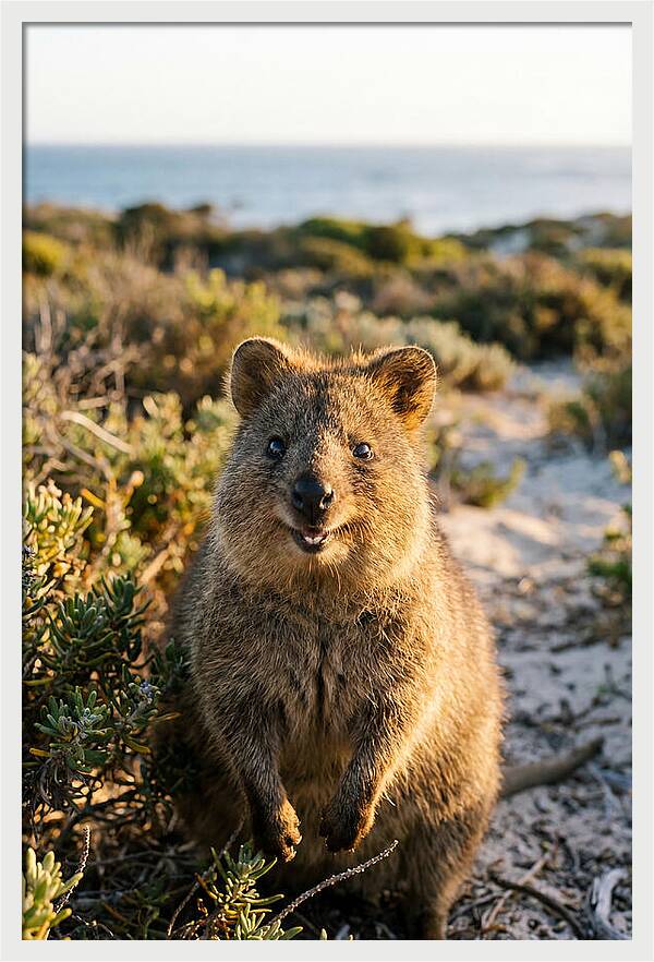 Quokka Smiling In Nature